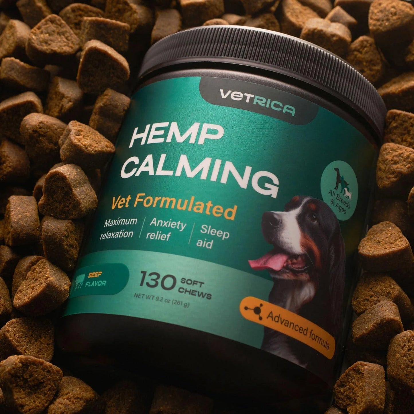 Hemp-Infused Calming Chews for Dog Anxiety Relief