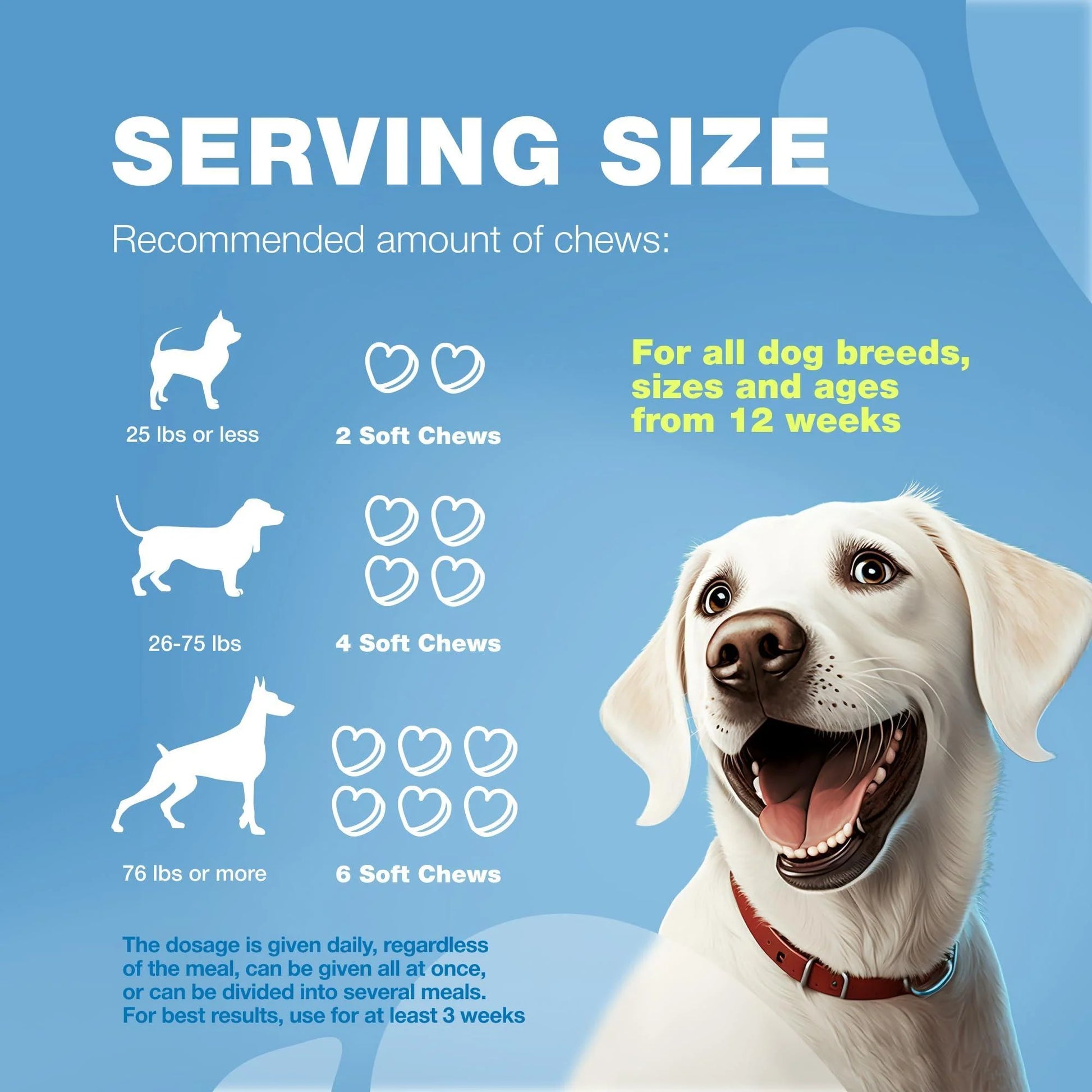 Calming Duck-Flavored Chews for Dogs - Canine Supplement for All Breeds and Sizes