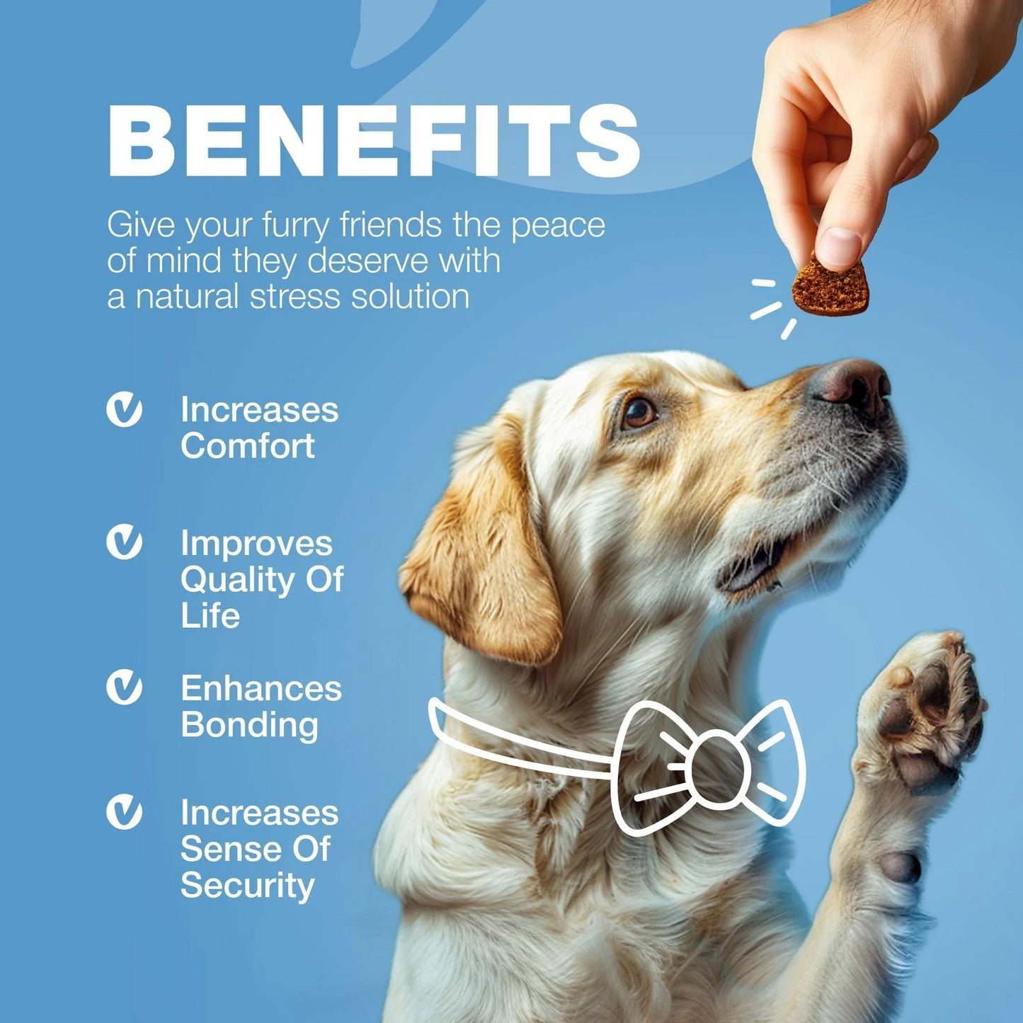 Calming Duck-Flavored Chews for Dogs - Canine Supplement for All Breeds and Sizes