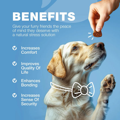 Calming Duck-Flavored Chews for Dogs - Canine Supplement for All Breeds and Sizes